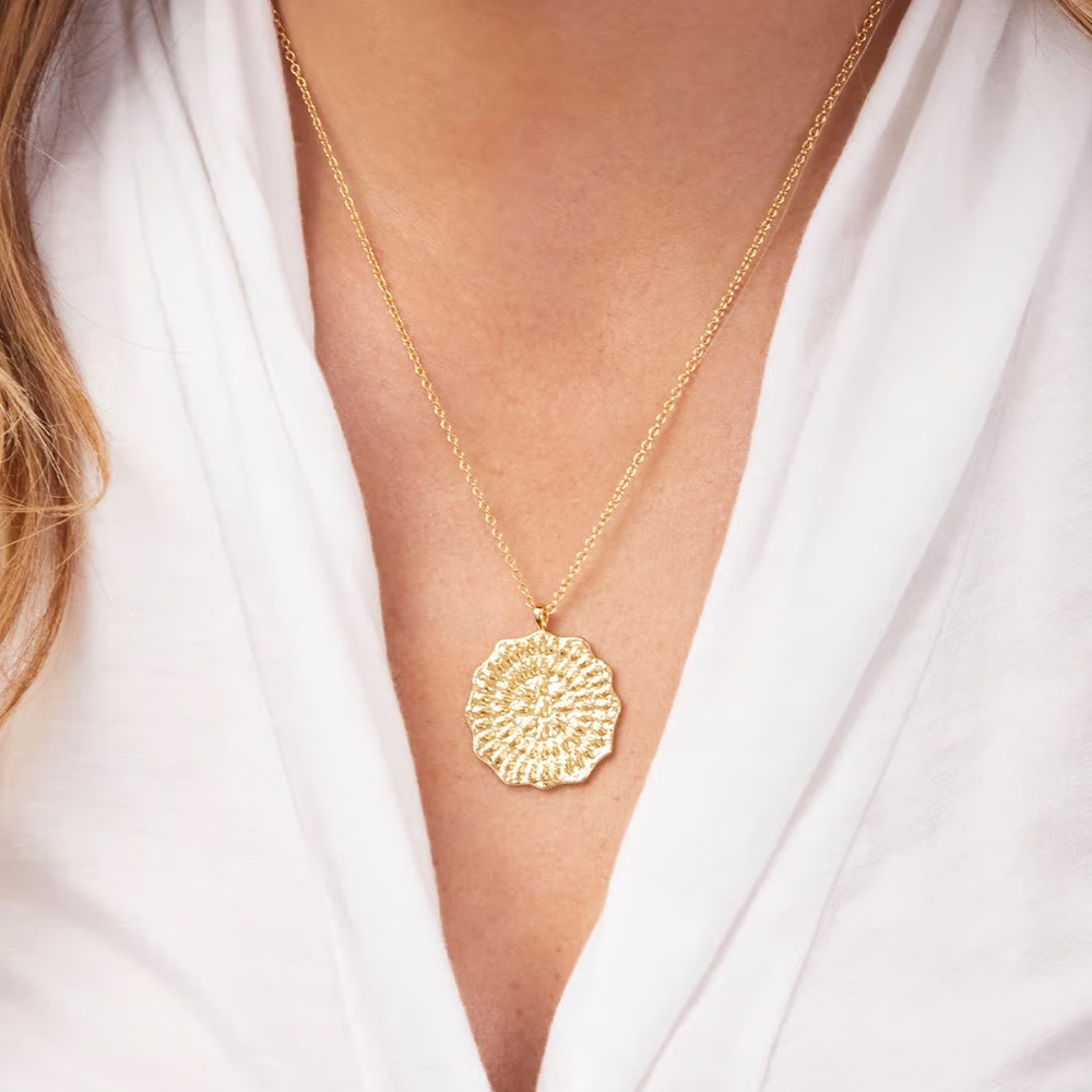 Gorjana Mosaic Coin Necklace